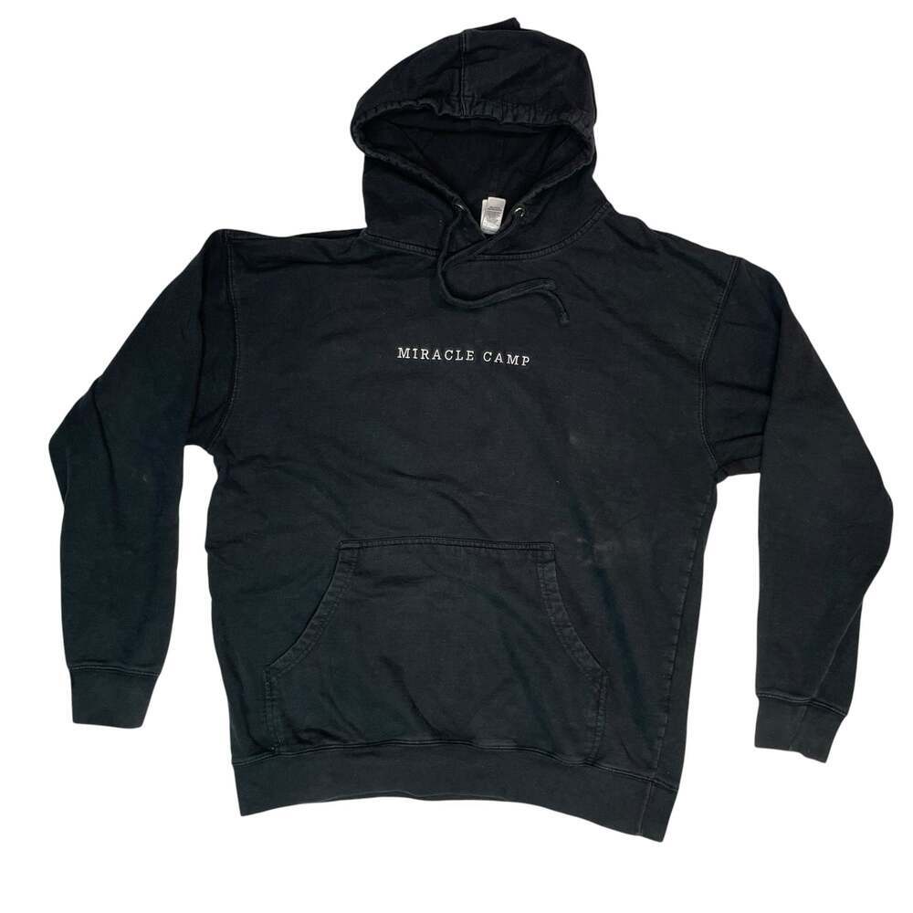 Independent Trading Co Miracle Camp Hoodie Mens L Black Pullover